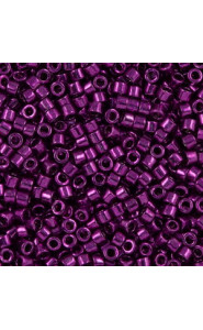 Miyuki Delica Perlen 11/0 - Galvanized dyed dark fuchsia DB-463